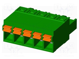 Connector: pluggable terminal block; plug; female; straight; 12A