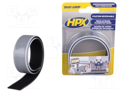 Tape: fixing; W: 25mm; L: 0.5m; V: double-sided; black