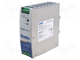 Power supply: switched-mode; for DIN rail; 120W; 48VDC; 2.5A; 3kV