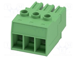 PCB connector, nominal cross section: 16 mm2, color: green,