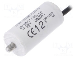 Capacitor: motors, run; 12uF; 470VAC; Ø35x71.5mm; -25÷85°C; ±5%