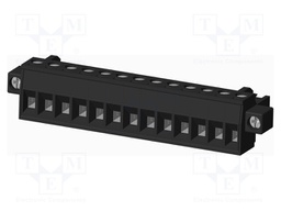 Connector: pluggable terminal block; plug; female; straight; 5mm
