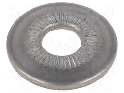 Washer; internally serrated; M6; D=18mm; h=2.5mm; BN 21207