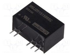 Converter: DC/DC; 2W; Uin: 13.5÷16.5V; Uout: 15VDC; Uout2: -8.7VDC