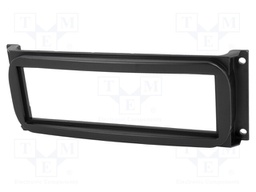 Radio mounting frame; Chrysler; 1 DIN; black