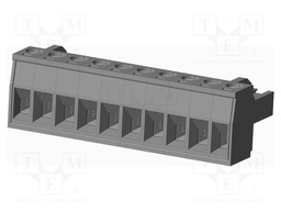 Connector: pluggable terminal block; plug; female; straight; grey