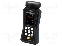 Meter: tachometer, LED stroboscope; Display: LCD 2,8"; IP52; 4.5h
