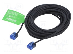 Patch cord; RJ45 plug,both sides; U/UTP; 6a; Cu; black; 7.5m