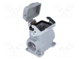 Enclosure: for HDC connectors; C146; size E6; with latch; M32