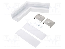 Connector 120°; white; aluminium; Application: VARIO30-07