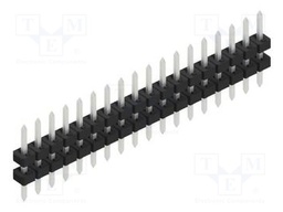 Connector: pin strips; pin header; male; PIN: 18; 2mm; THT; 1x18