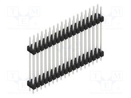 Connector: pin strips; pin header; male; PIN: 36; 2.54mm; THT; 2x18