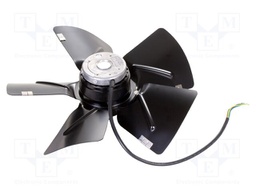 Fan: AC; axial; 230VAC; Ø353x104mm; 2850m3/h; 68dBA; ball bearing