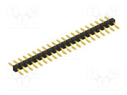 Connector: pin strips; pin header; male; PIN: 21; 2.54mm; SMT; 1x21
