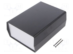 Enclosure: with panel; PCB is fastened in guides; EURO 93; ABS