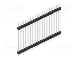 Connector: pin strips; pin header; male; PIN: 25; 2.54mm; THT; 1x25