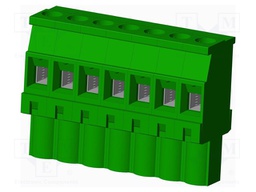 Connector: pluggable terminal block; plug; female; angled 90°