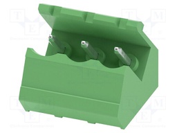 PCB headers, nominal cross section: 2.5 mm?, color: green, n