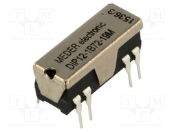 Relay: reed; SPST-NC; Ucoil: 12VDC; 1A; max.200VDC; max.200VAC; PCB