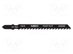Hacksaw blade-set; wood,jigsaw; 6teeth/inch; 100mm; 2pcs.
