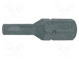 Screwdriver bit; hex key; HEX 5mm; Overall len: 30mm; 3pcs.