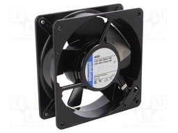Fan: AC; axial; 115VAC; 119x119x38mm; 180m3/h; 45dBA; ball bearing