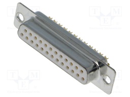 D-Sub; PIN: 25; plug; female; for cable; soldering