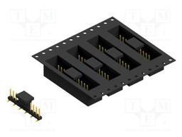 Connector: pin strips; pin header; male; PIN: 11; 2mm; SMT; 1x11