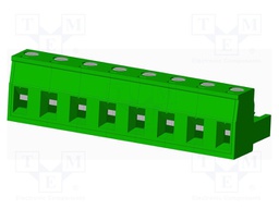 Connector: pluggable terminal block; plug; female; straight; 12A