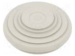 Grommet; stepped; grey; 4÷32mm