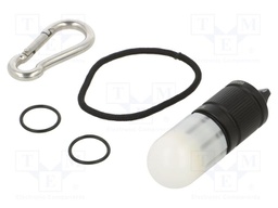 Torch: LED diving; L: 66mm; 25lm; Ø: 23mm; IPX8