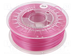 Filament: PLA; 1.75mm; pink (pearl); 200÷235°C; 1kg; ±0,05mm