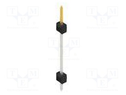 Connector: pin strips; pin header; male; PIN: 1; 2.54mm; THT; 1x1