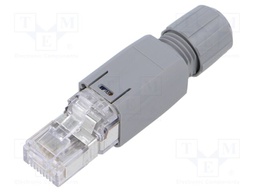 Connector: RJ45; plug; PIN: 8; Cat: 5e; shielded; 8p8c; 4.5÷8mm; male