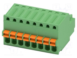 PCB connector, nominal cross section: 0.5 mm?, color: green,