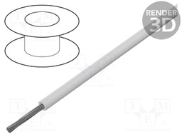 Wire; HELUTHERM® 145; stranded; Cu; 1x6mm2; polyolefine; white