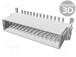 Connector: PCB to PCB; male; PIN: 26; 1.27mm; Series: har-flex; 2.3A