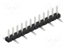 Connector: pin strips; pin header; male; PIN: 12; 2mm; SMT; 1x12