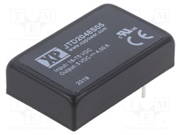 Isolated Board Mount DC/DC Converter, ITE, 1 Output, 20 W, 5 V, 4 A