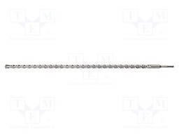 Drill bit; for concrete; Ø: 20mm; L: 800mm; cemented carbide