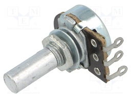 Potentiometer: shaft; single turn; 470Ω; 100mW; ±20%; 6mm; carbon