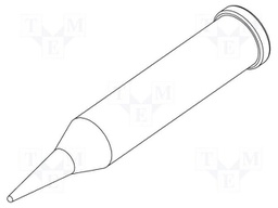 Tip; conical,elongated; 0.6mm