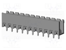 Connector: pluggable terminal block; socket; male; on PCBs