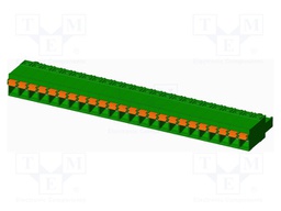 Connector: pluggable terminal block; plug; female; straight; 12A