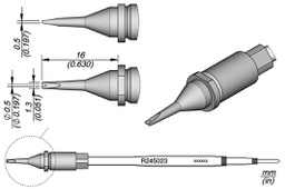 Tip; special; 1.3x0.5mm