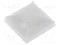 Cable tie holder; polyamide; UL94V-2; natural; A: 13mm; B: 3.2mm