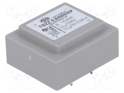 Transformer: encapsulated; 0.6VA; 230VAC; 9V; 0.066A; Mounting: PCB