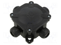 Enclosure: junction box; X: 125mm; Y: 45mm; Z: 125mm; wall mount