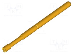 Test needle; Operational spring compression: 2.4mm; 4A; Ø: 1mm