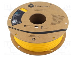 Filament: PLA; 1.75mm; yellow; 190÷230°C; 1kg; Table temp: 45°C